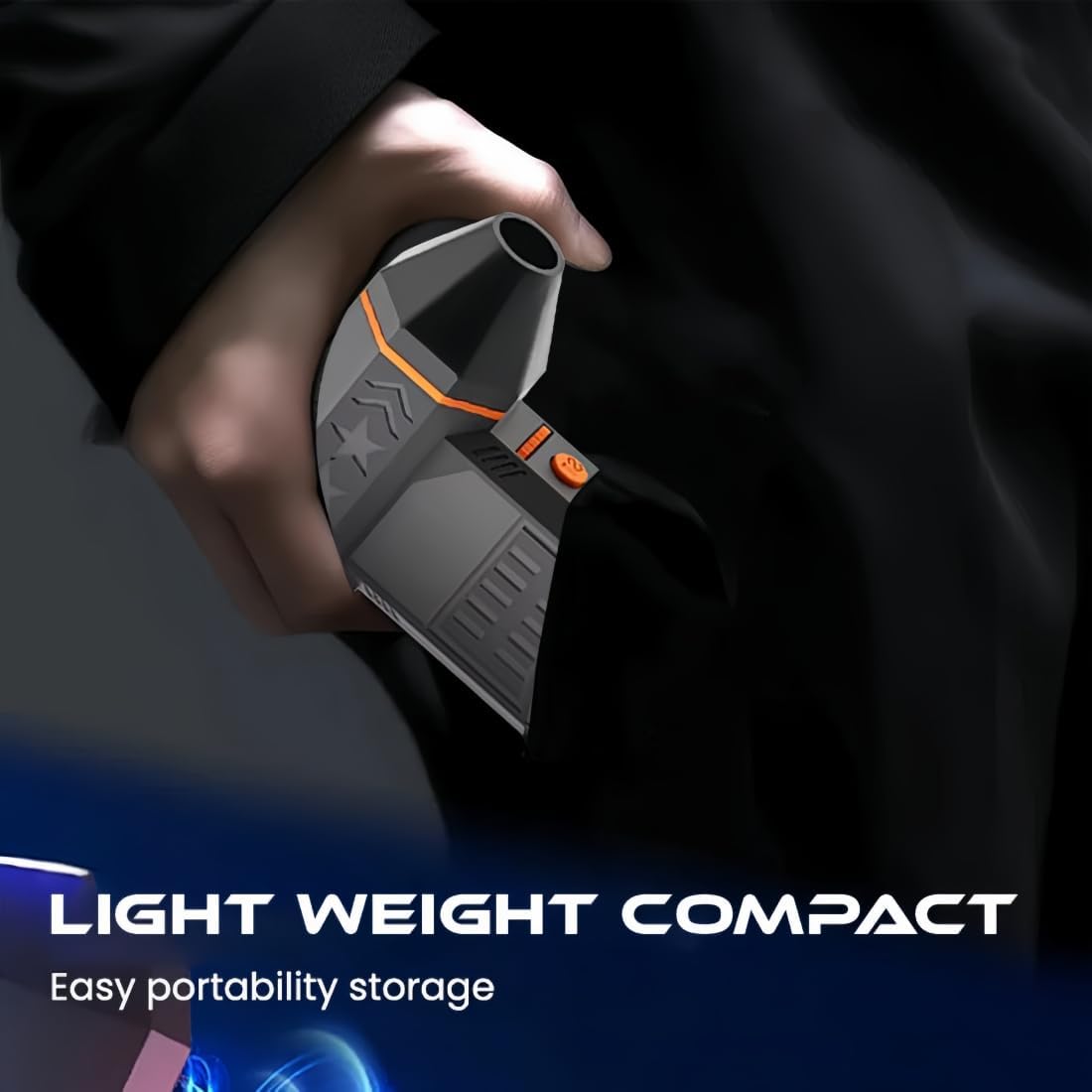 12000W Snow Blower - 990,000 RPM Handheld Snow Blower for Car, Rechargeable Portable Air Duster with Multi-Nozzles, Multi-Scene Snow/Dust Remover for Vehicle, Home, and Office (Brush 1kit)