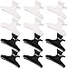 Produktbild 12 Stück Schmetterling Friseur Klemmen Salon Haar Claw Friseur Klemme Schwarz Weiß Clip Barrettes