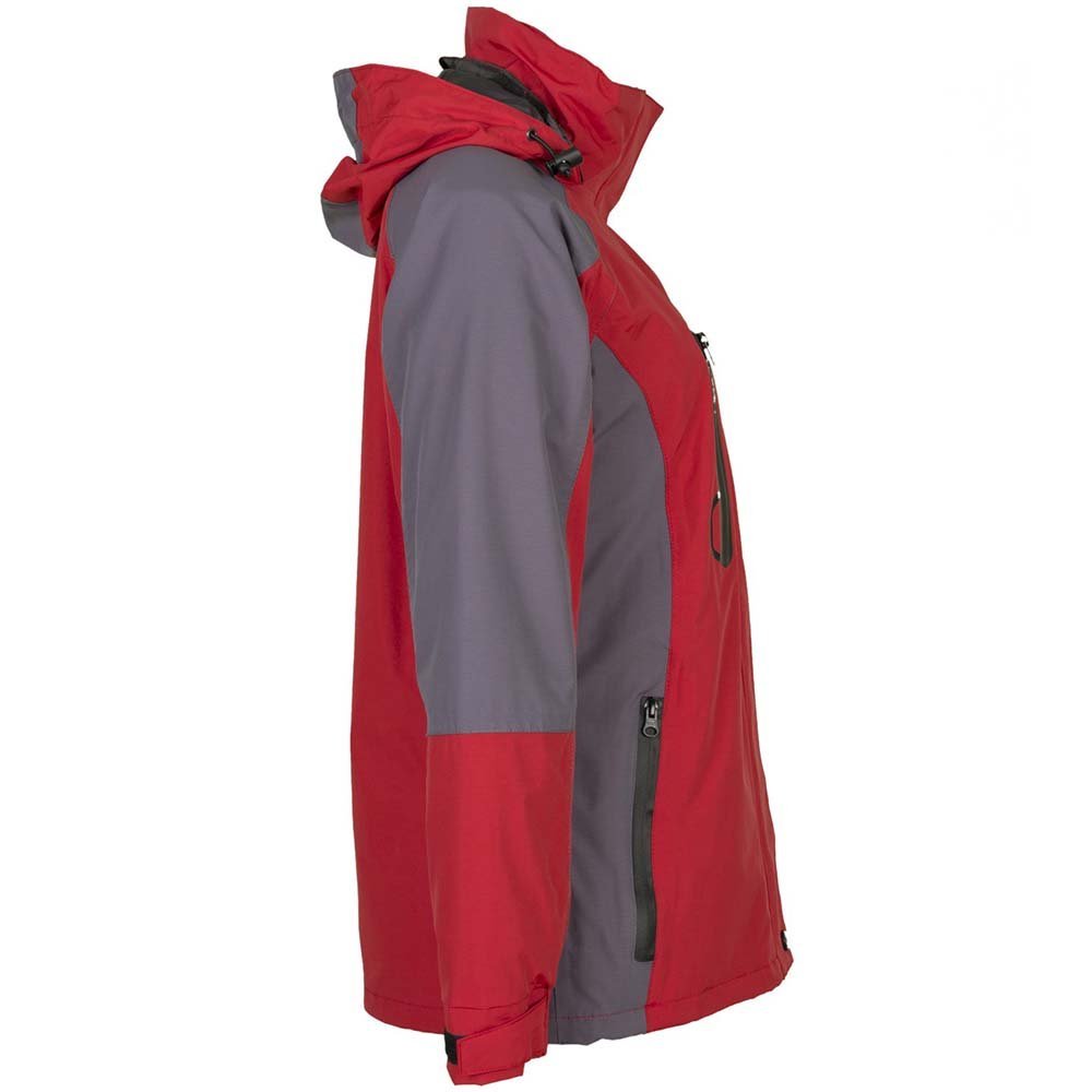 Planam Winter Shape 3637048 - Chaqueta para mujer (talla M), color rojo y gris