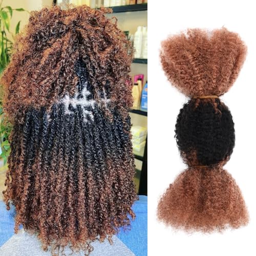 ​Afro Kinkys Bulk Human Hair Kinky-Curly 100% Real Human Hair