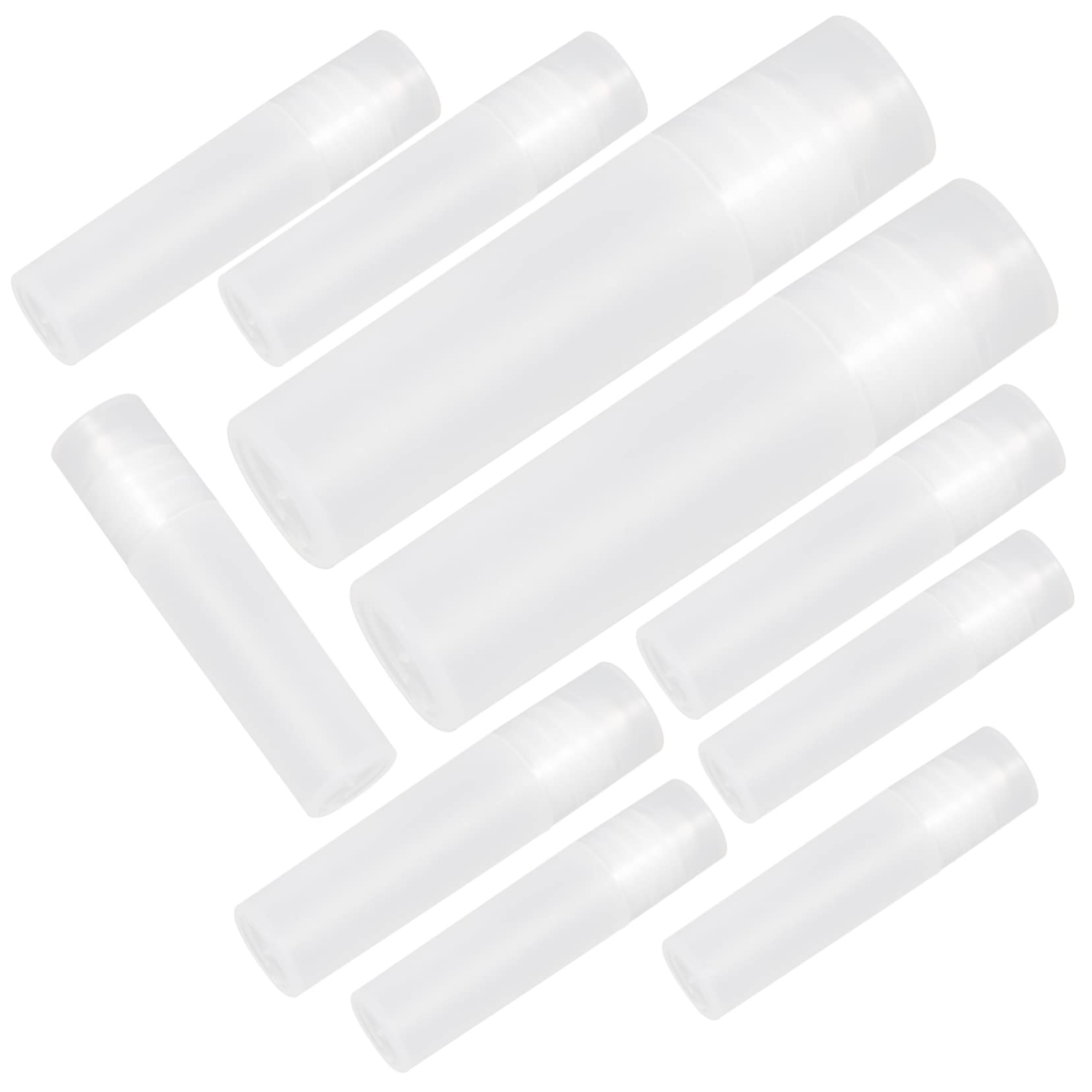 minkissy 50piezas Botellas De Perfume Rellenables De Rodillo De Inoxidable Frascos De Viaje Para Esencial Cosméticos y Perfume Cada