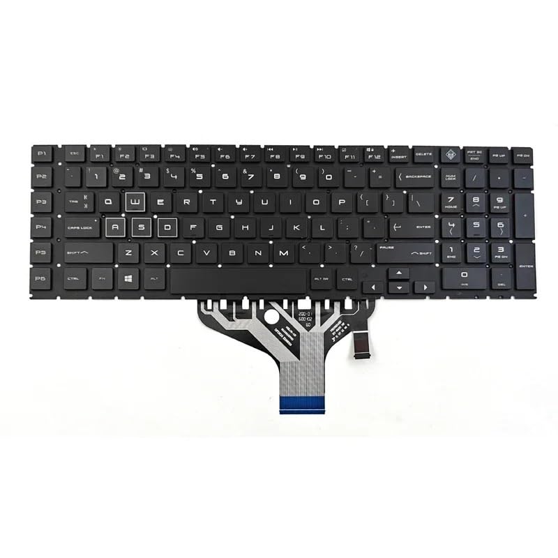 Clavier ordinateur portable américain rétroéclairé HP Omen 17-CB cb0006ng - 2