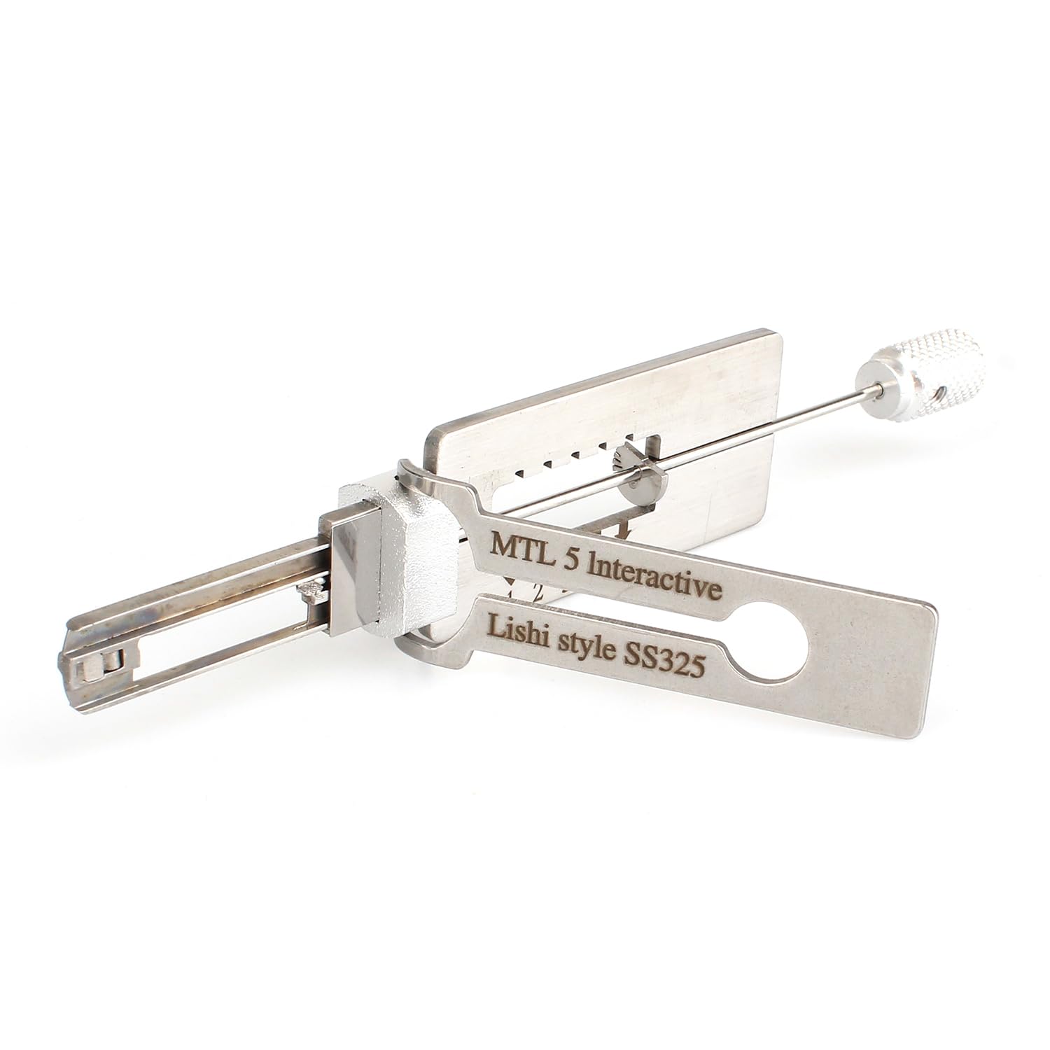 LiShi Style MUL-T-Lock 2-in-1 Decoder and Pick for Interactive 5 Pins