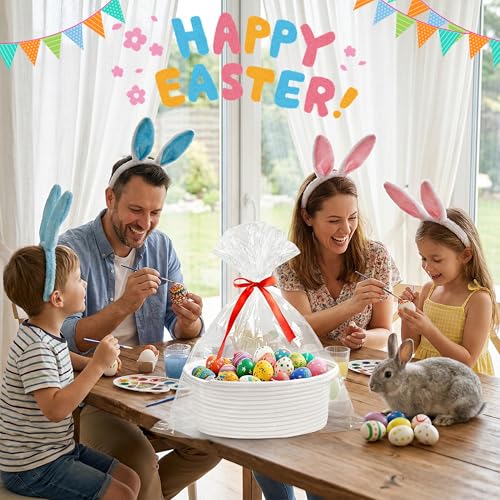 Save 23% on a Durable, Foldable Cotton Rope Gift Basket - Image 2