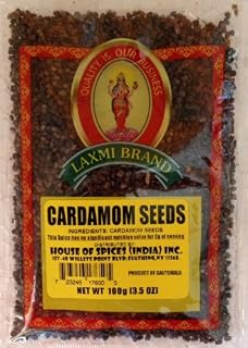Laxmi All-Natural Whole Cardamom Seeds - 3.5oz