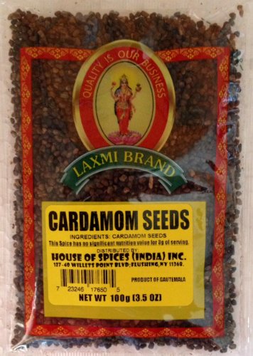 Laxmi All-Natural Whole Cardamom Seeds - 3.5oz