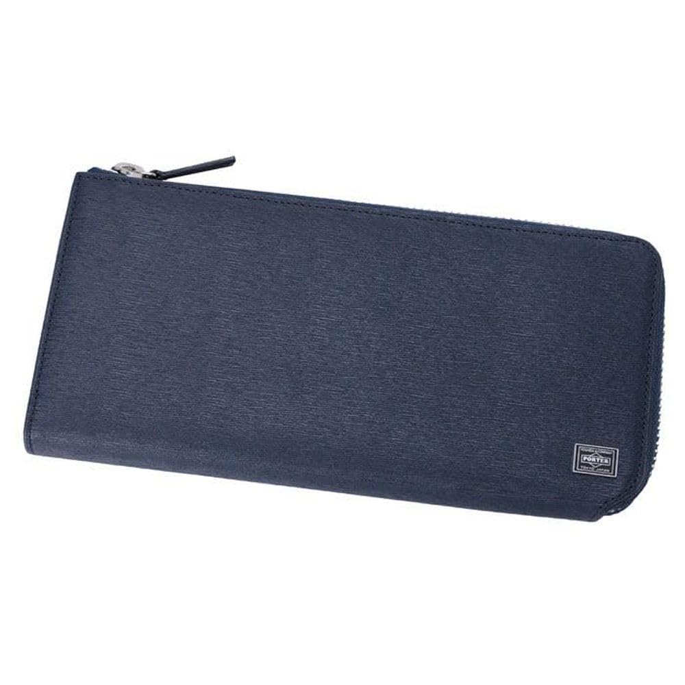 Yoshida Bag Porter Current Round Wallet Navy Blue 052-02210