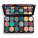 Makeup Revolution, Forever Flawless Eyeshadow Palette, Gekühlt mit Cannabis sativa, 18 Farbtöne, 19.8g