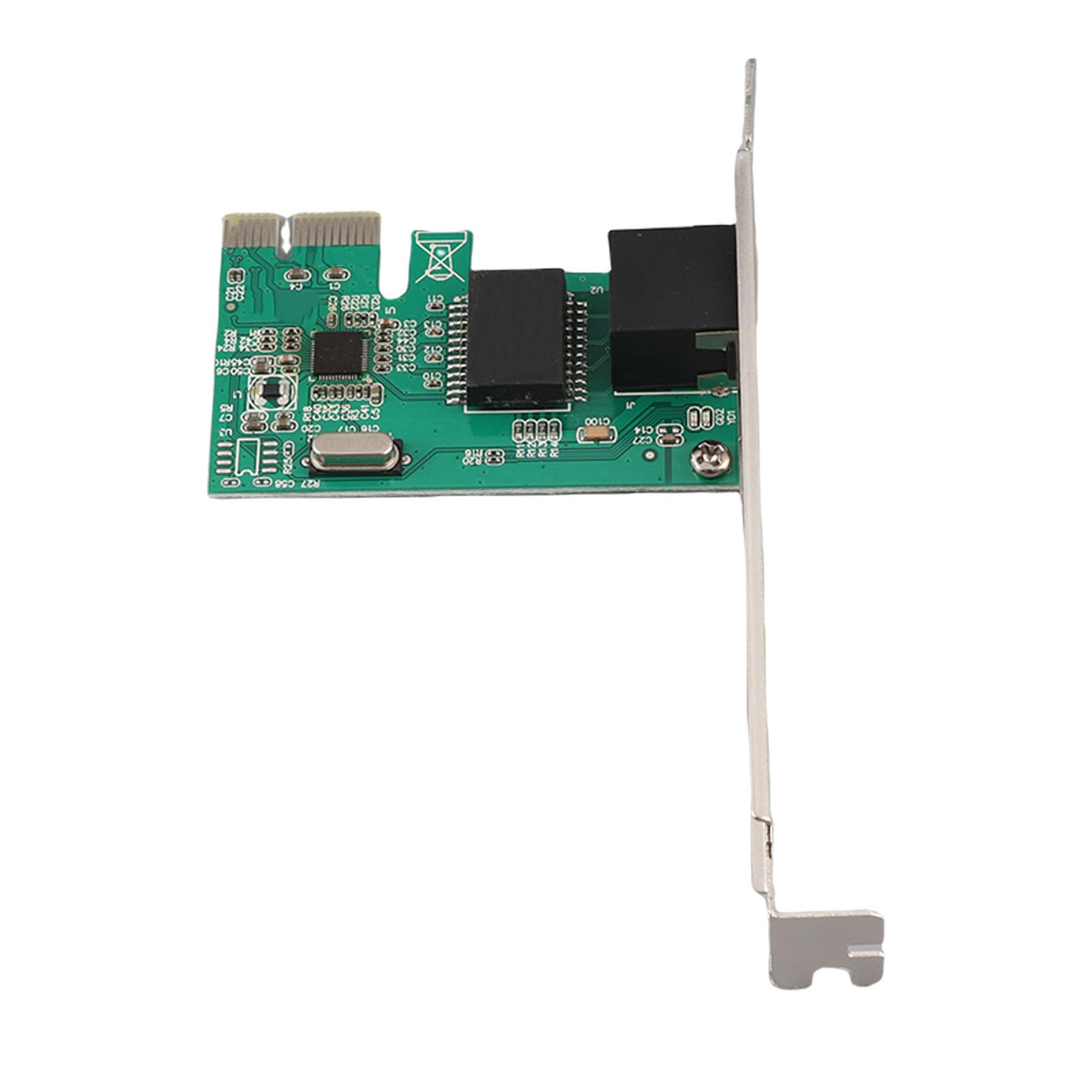 Adaptateur de Carte réseau PCI-E Gigabit Ethernet Carte réseau Realtek 8111E avec Un Port Carte LAN 10/100/1000 Mbit/s Carte réseau NIC Gigabit Ethernet avec Un Port pour Windows 7, 8 et 10