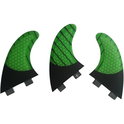 Surfboard Double Tabs Fins/Single Tabs Fins 3Fins Carbon+Fiberglass+Honeycomb surboard fin M Size tri Fin
