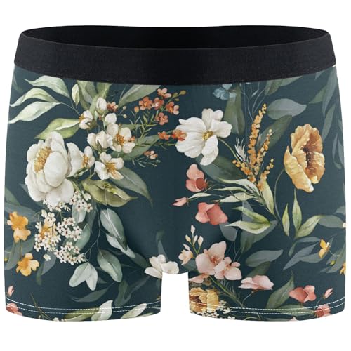 visesunny Men's Boxer Briefs Cool Comfort Moisture-Wicking Breathable Underwear for Men