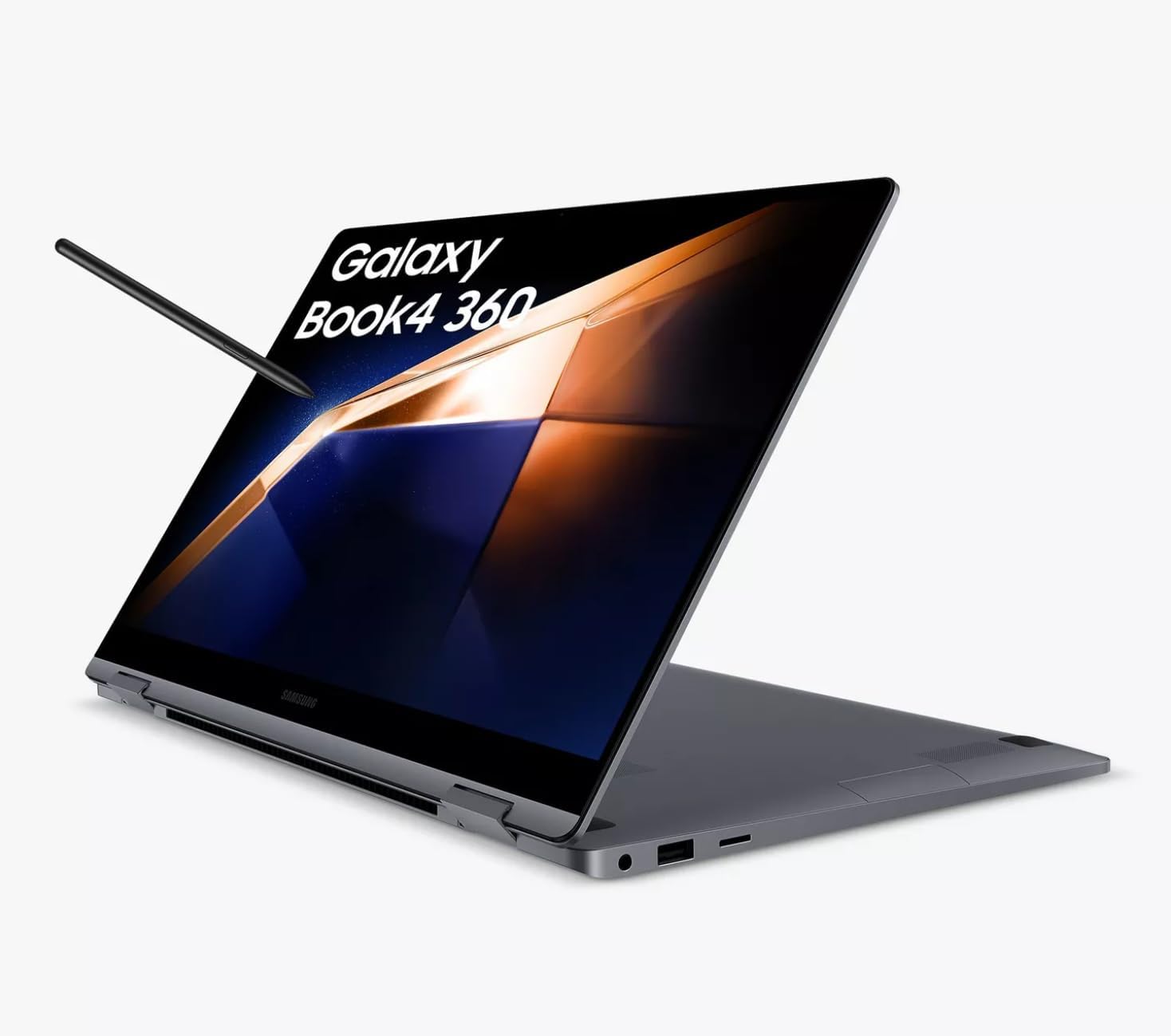 Samsung Galaxy Book4 360 15.6" 2-in-1 Laptop | Intel Core 7 150U | 16GB RAM | 512GB SSD | Full HD AMOLED Display | Touchscreen | WiFi 6E | Windows 11 Home | Grey