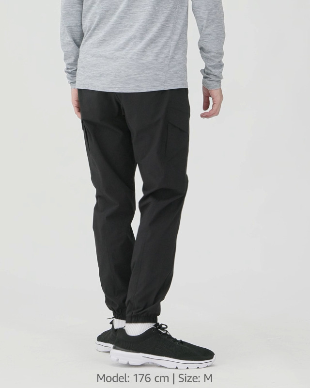美品　デサント 4WAYストレッチ ロング パンツ　長ズボン チャコール　XO 美品 デサント 4WAYストレッチ ロング パンツ 長ズボン