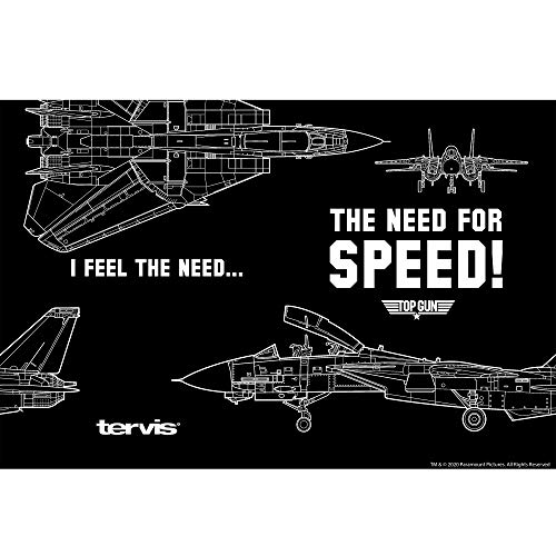 Tervis Top Gun Maverick Need For Speed Triple Walled Insulated Tumbler, 1 Count (Pack Of 1), Stainless Steel #TOP1