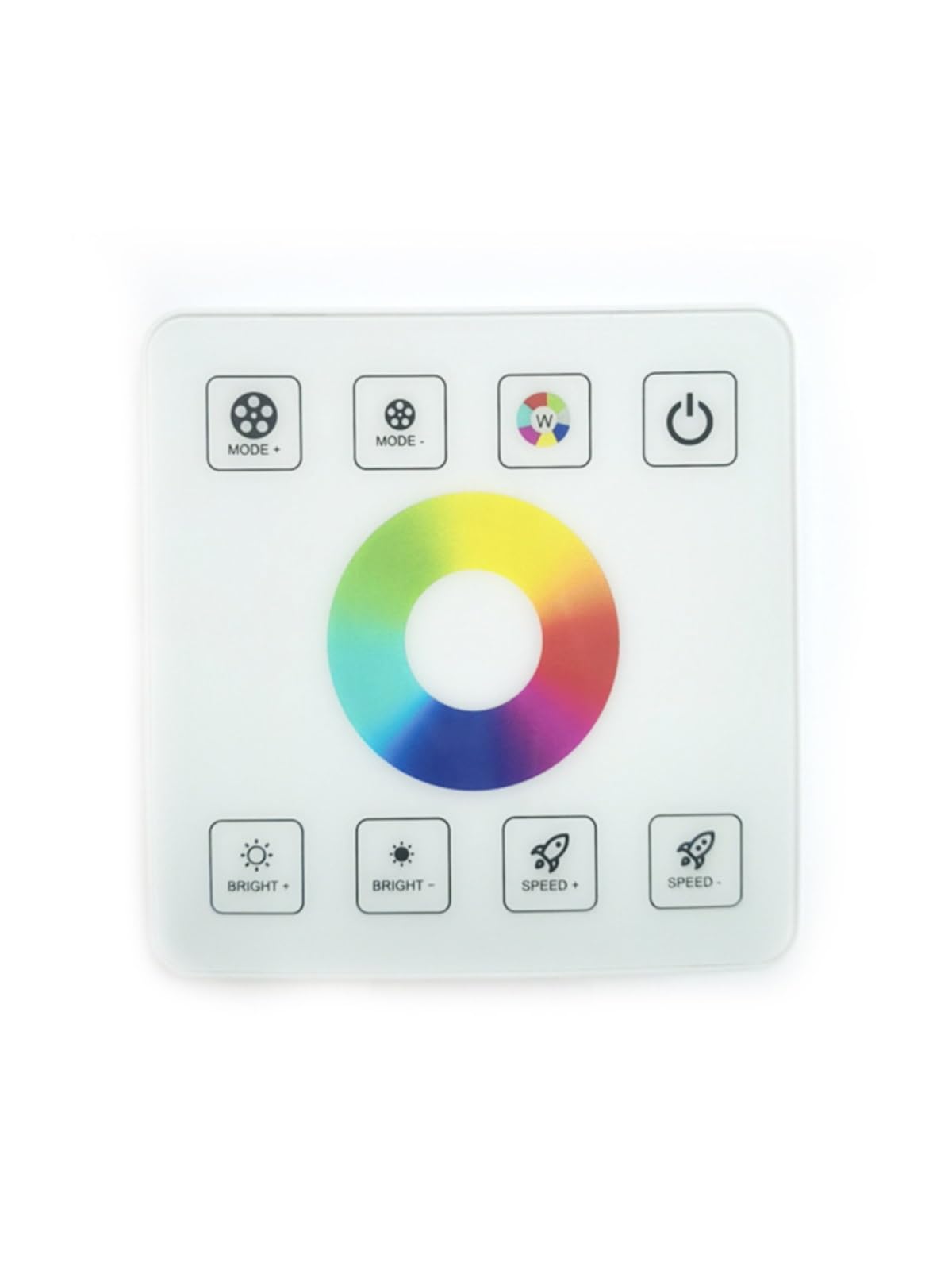 40A86 Panel Touch Dimmerschalter 5050RGBW buntes Licht mit LED-Controller Niederspannung