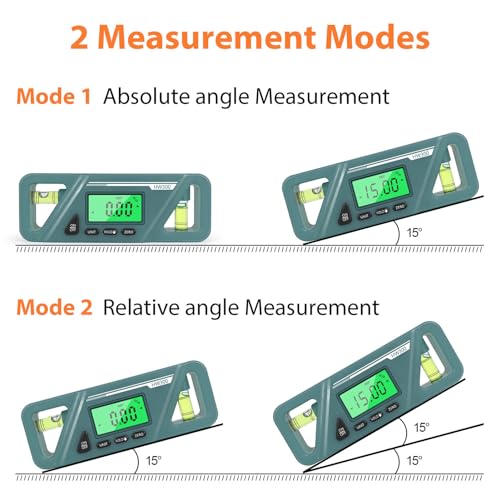 Nivel digital multifuncional con protractor magnético miniatura 5