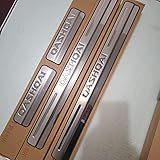 ★ MATERIAL: Hergestellt aus hochwertigem Edelstahl und ABS-Kunststoff. Lasergedruckte Schrift. Die polierte Edelstahloberfläche verbessert das Erscheinungsbild Ihres Fahrzeugs. Hervorragende Wasserbeständigkeit und Feuerbeständigkeit, sehr stabil und kann lange verwendet werden.