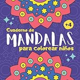 mandalas grandes para pintar  Cuaderno de mandalas para colorear niños: Libro de mandalas para colorear niños de 4 a 8 años  40 dibujos de mandalas grandes y fáciles para pintar niñas y niños  Cuadernos para colorear infantil