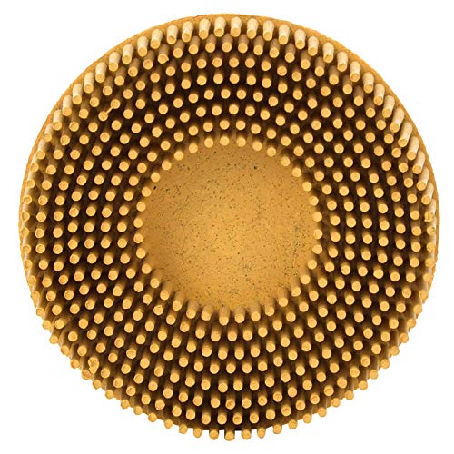 Image of Disc 3 Inch Disc Emery Rubber Abrasive Brush Deburring Polishing Grinding Wheel, Discs (Yellow)