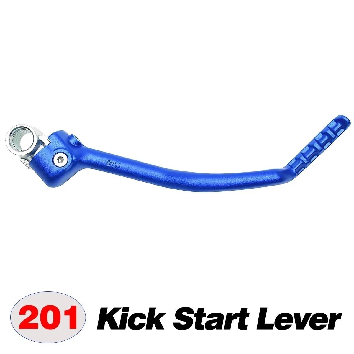 Adatto per Yamaha YZ WR 125 250 250X 250F 250FX 450FX YZF Parti di Motocross Forgiato Kick Start Leva di Avviamento Pedale Pedivella Accensione Moto(Kick Start Lever 203)