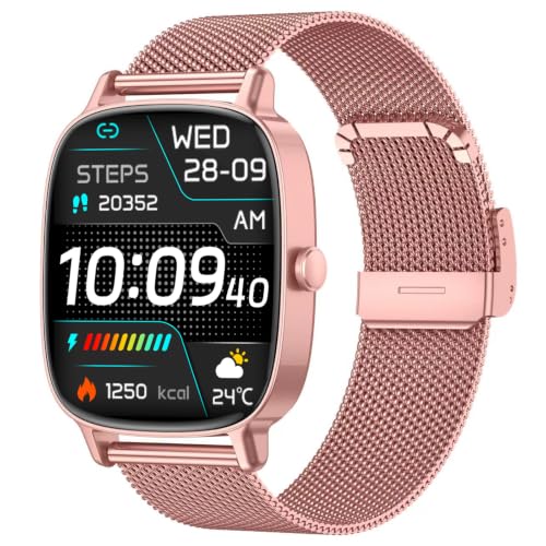 Image of Smart Watch for Women, Answer /Make Call,1.85'' Ultra-Clear Screen Fitness Tracker