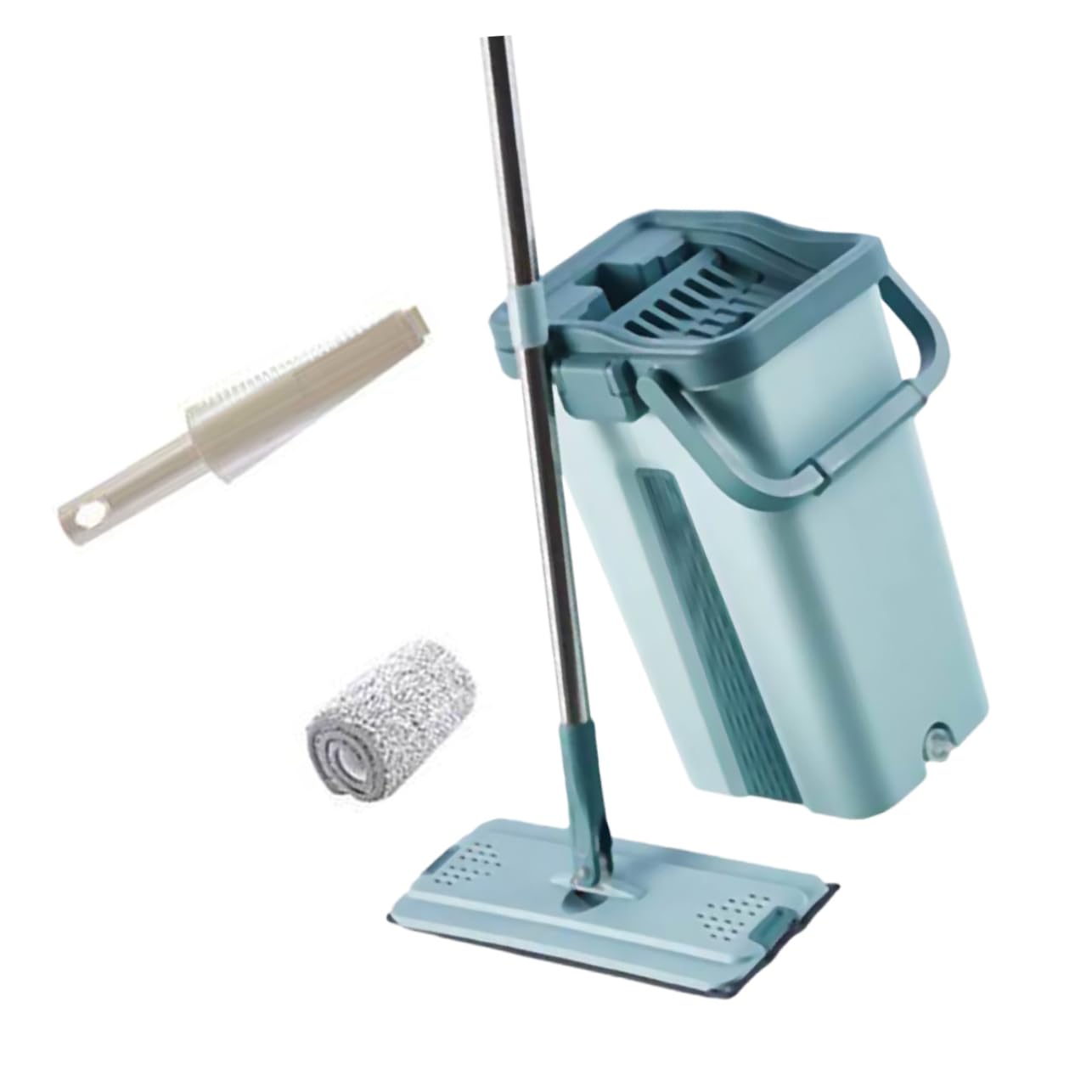 PRETYZOOM Fregona Manos Libres Cubo Trapeador de Microfibra para Limpieza Accesorios de Trapeador para Hogares Cubs para Fregona y Trapeadores de Microfibra