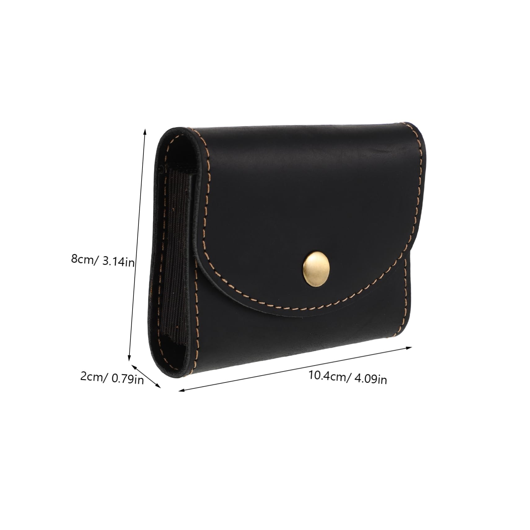 Hemoton Mens Credit Card Wallet Minimalist Card Holder Organized Layout Snap Closure