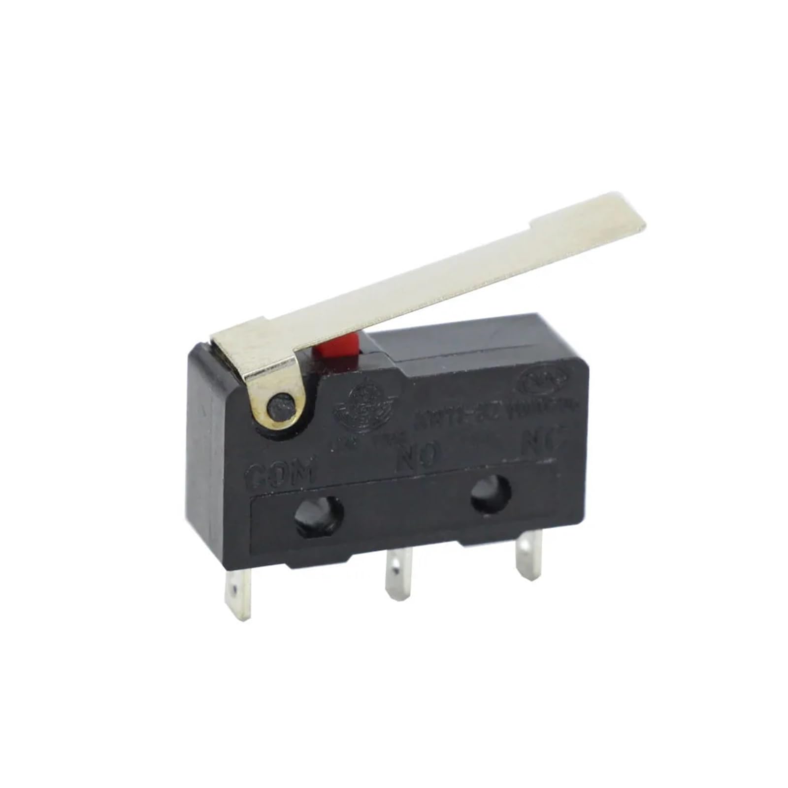 10 PZ Micro Interruttore 2/3Pin NO/NC Mini Finecorsa 5A 250VAC KW11-3Z Roller Arc leva A Scatto Push Microinterruttori(2P curved handle)