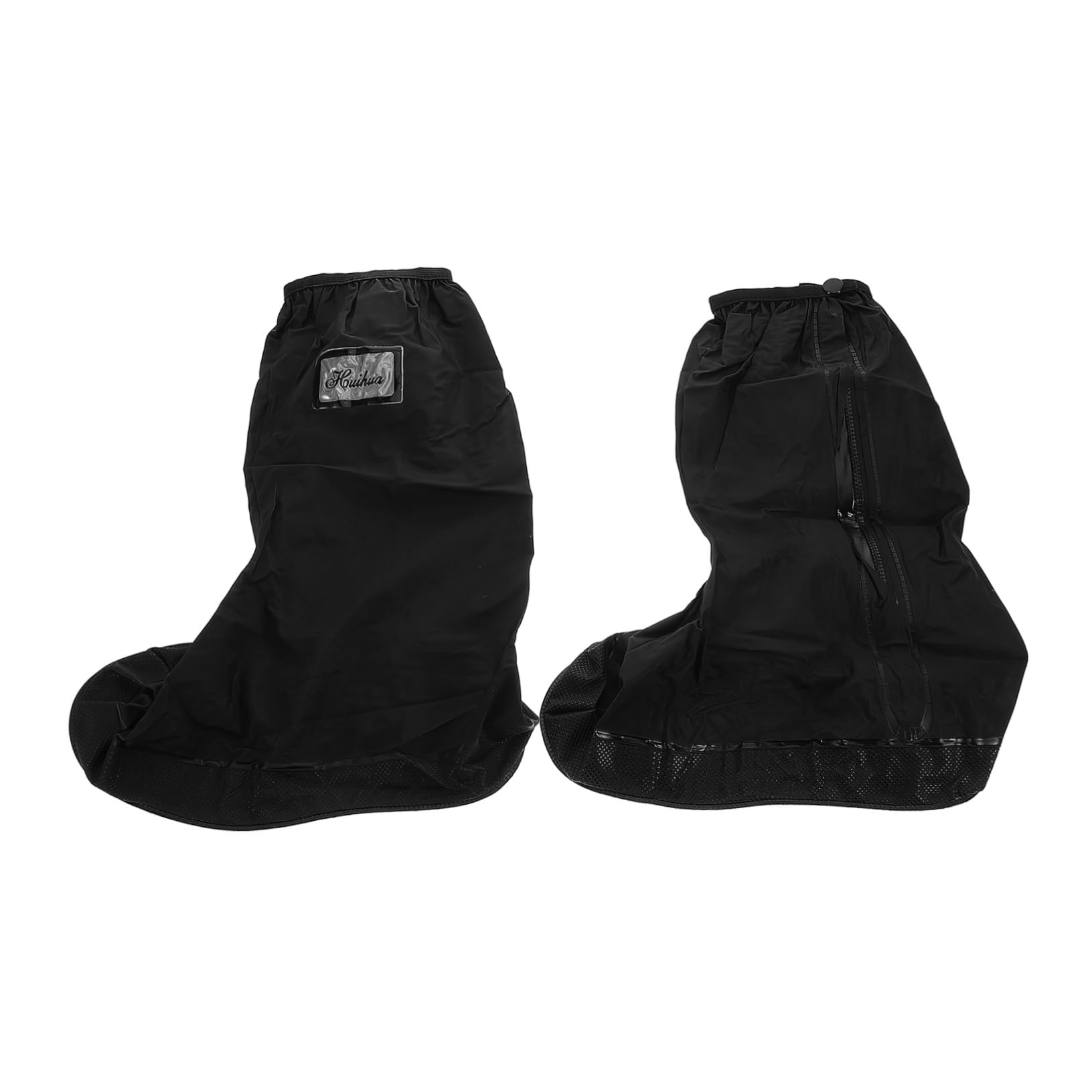 BESTonZON Waterproof Shoe Covers Rain Boot Overshoes for Men Boys Thick Skid-Proof Easy to Wear (Size S)