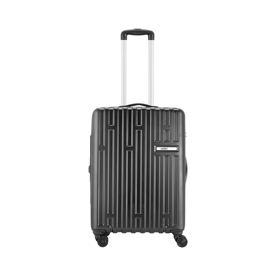 SafariCargomax Tsa Lock,Securi Antitheft Zipper,Expander,8 Wheels 55 Cms Small Cabin Speed_Wheel Bag Hard Case Polycarbonate 360 Degree Wheeling System,Expandable Luggage,Trolley Bags,Gunmetal