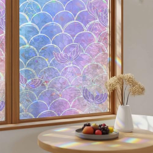 Película decorativa ventana con efecto arcoíris miniatura 4