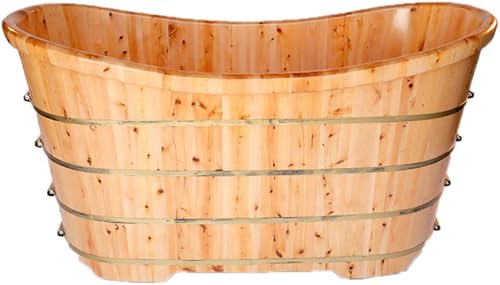 ALFI brand AB1105 - Bañera de madera de cedro de 63 pulgadas