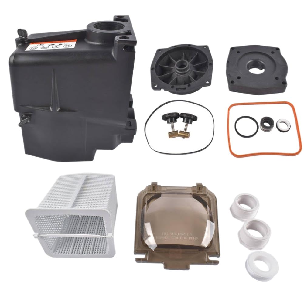 Alloggiamento e kit filtro pompa per piscina 2 da 2 pollici SP1600X5 SPX1620AA compatibile con Hayward Super Pump SP1600X SP2600X