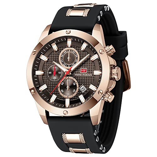KXAITO Orologio sportivo analogico da uomo, orologio militare per esterni, a LED, cronometro, digitale, elettronico, grande, doppio schermo, impermeabile, tattico, da uomo, L