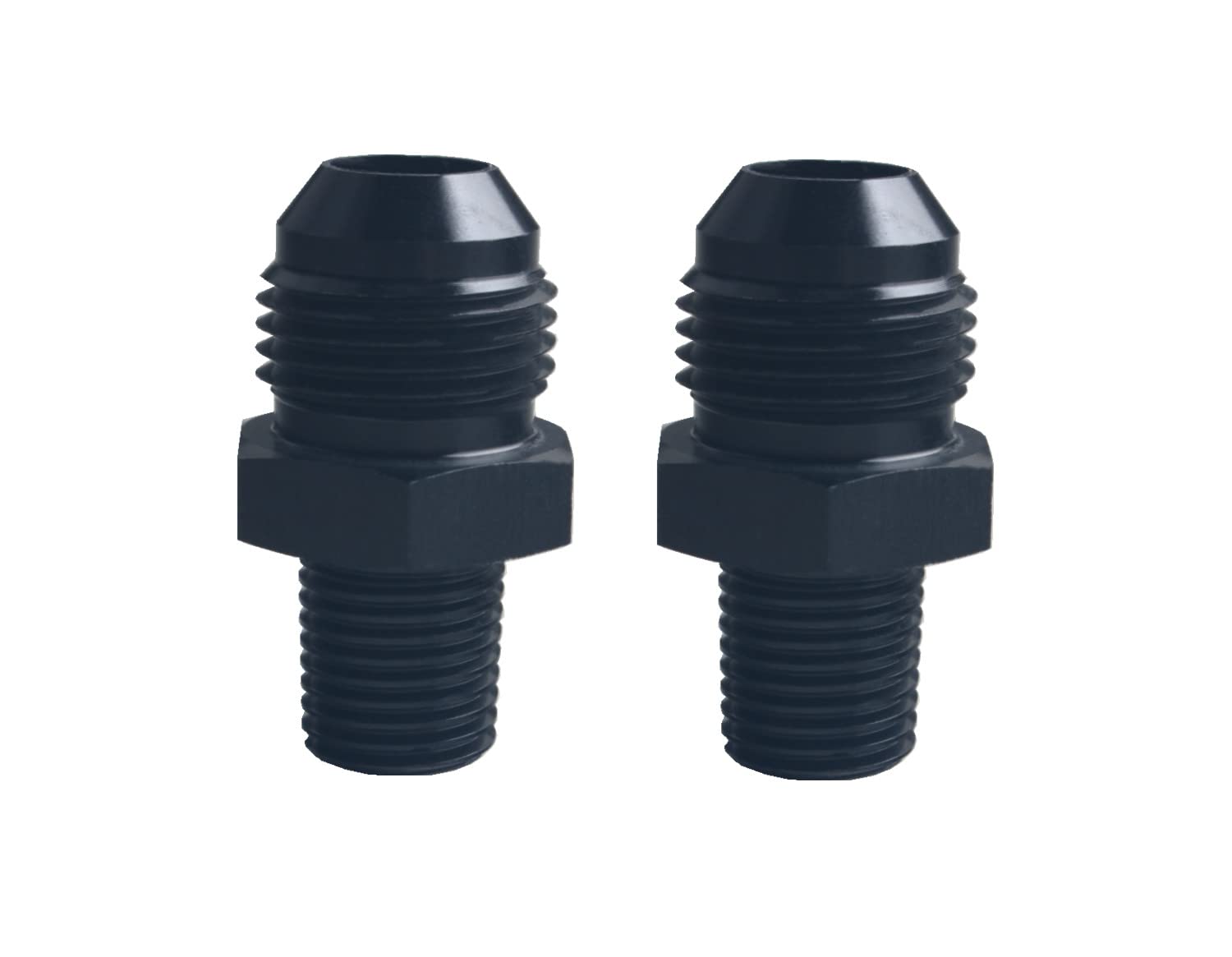 Raccord 8AN mâle vers 1/4 NPT étanche en aluminium pour montage de radiateur d'huile
