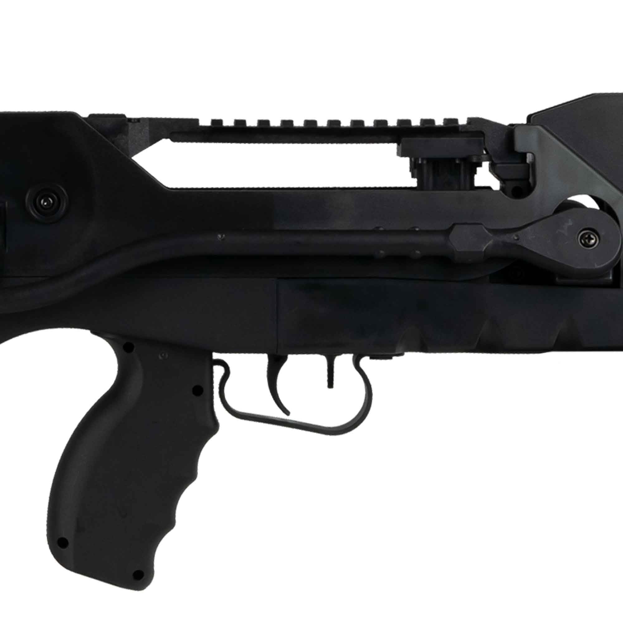 Fucile Softair Manuale a Molla Famas Migliorato/Potenza: 0,9 Joule/Colore:Nero/plastica ABS ad alta resistenza