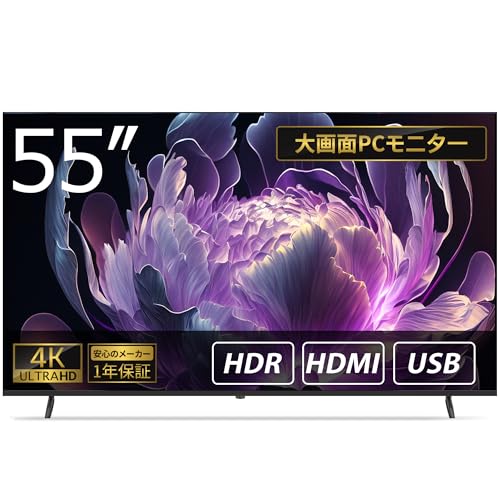 Amazon.co.jp: ASTEX 55V型 4K UHD 大型液晶モニター HDMI 2.0端子×3