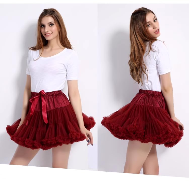 Women's Pull-On High Waisted Wool Pleated Skirt Slim Fit4