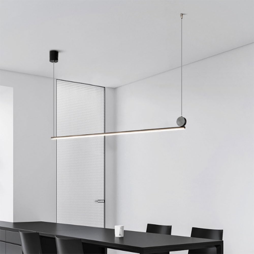 Lustre LED dimmable 3 couleurs à intensité variable pour salle à manger - 8