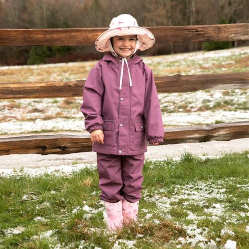 Image of JAN & JUL Waterproof Fleece Lined Rain Jacket, Raincoat for Toddlers and Kids