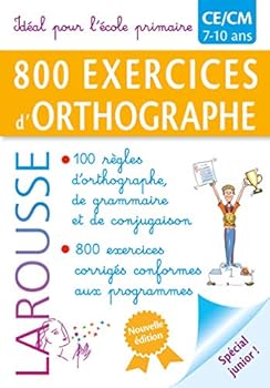 Hardcover 800 exercices d'ORTHOGRAPHE / PRIMAIRE Book