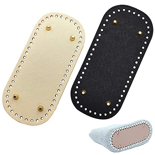 Taschenboden PU 2 Stück Tasche Taschenboden Bag Bottom Shaper Taschenboden DIY Taschen Base Shaper Taschenboden Baseshaper für Strickbeutel Umhängetaschen Handgefertigte DIY Tasche Zubehör Cover