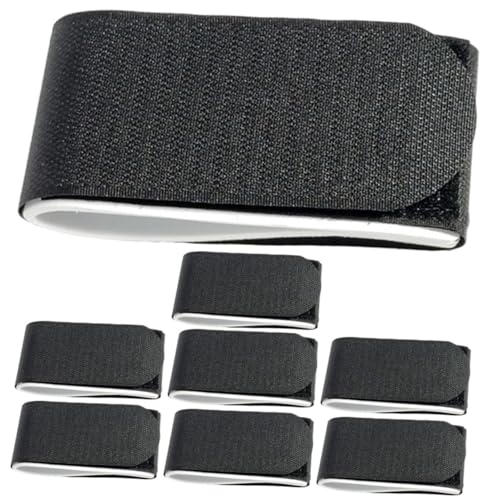 Abaodam 8 Correas de Fijación para Snowboard Ajustables Accesorio de Esquí Portátil de 8 Piezas Cinta Resistente para Transportar Tablas Suministros para Deportes de Invierno al Aire