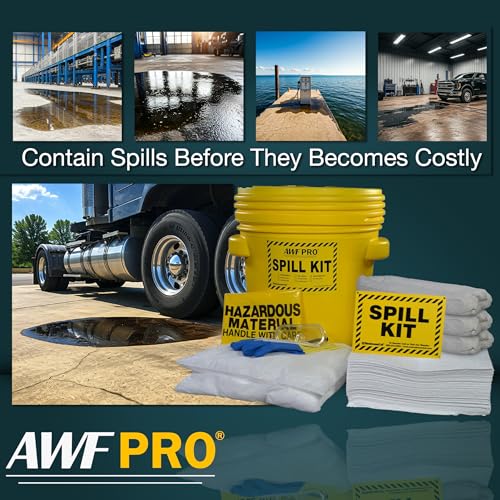 Image of AWF PRO 20 Gallon Oil Only Spill Kit, 59 Pieces
