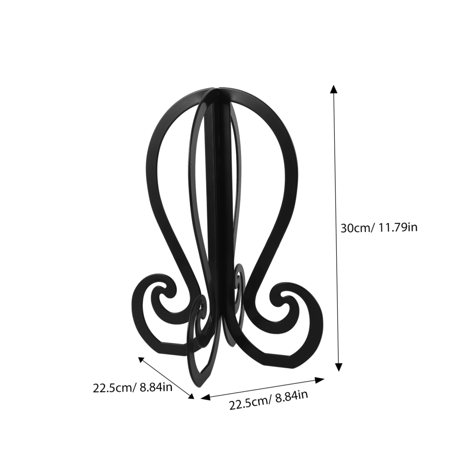 LIFKOME Display Rack Stand Headdress Holder Hairpiece Rack Plastic Easy Storage