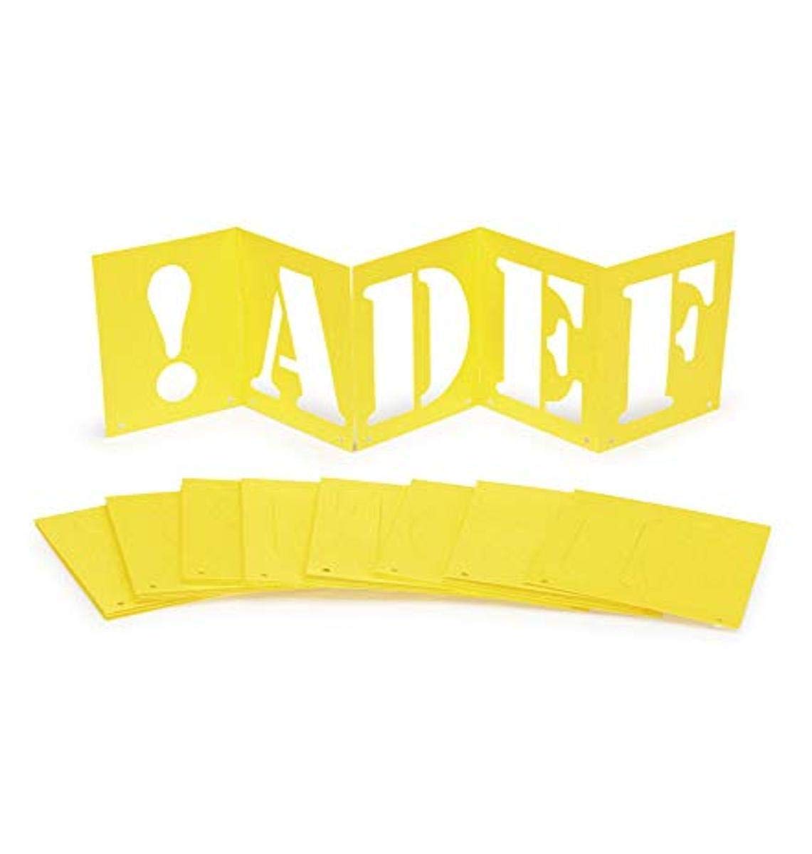 Darice Poster Lettering Stencils 1 Inch Large Letter Stencils Amazon