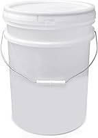 Vista 13 de ePackageSupply Cubo de 5 galones con tapa hermética Fabricado en Estados Unidos Grado alimenticio Plástico HPDE de alta resistencia Cubo