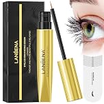 LANBENA Eyelash Growth Serum - Eye Lash Enhancing Serum Natural Nourishment for Fuller, Longer Lashes & Defined Brows | 3mL/0.10 fl oz - Cold-Pressed Formula, Vegan & Cruelty-Free