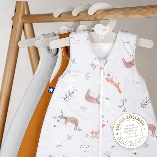 Julius Zöllner Babyzomerslaapzak van 100% katoen, maat 110, 24-48 maanden, standaard 100 door Oeko-Tex, made in Germany, Woodlife - Afbeelding 4