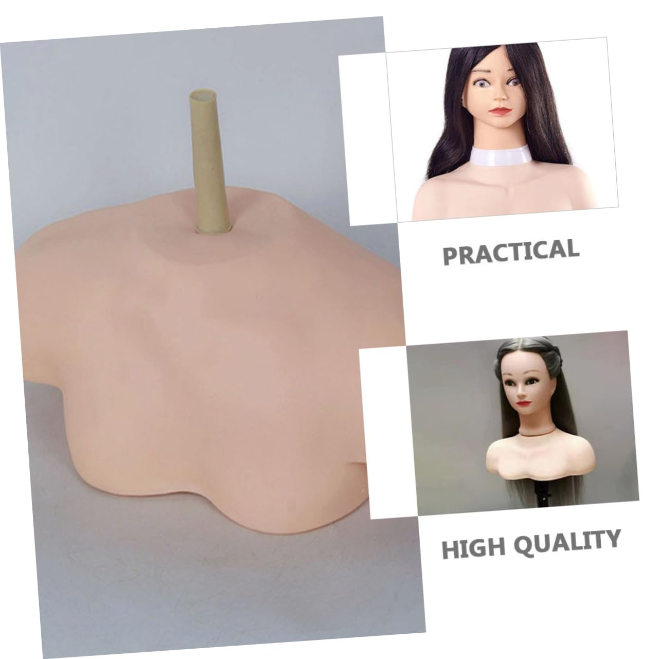 Alipis 1 Pièce Épaule Simulé pour Salon de Coiffure Support Pratique pour Démonstration Formation